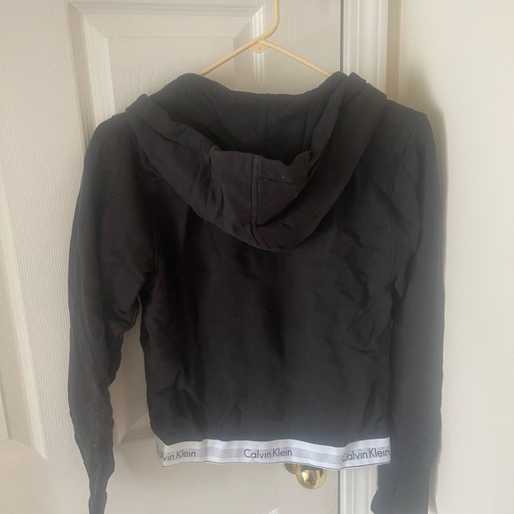 Black Calvin Klein zip up sweater size small - Picture 3 of 3